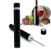 Newest Air Pressure Pump Wine Bottle Opener Portable Stainless Steel Pin Easy Cork Remover Corkscrew for Home Party Wine Lovers auksinė