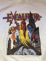 NAJAS Excalibur Marvel Comics Marškinėliai 1988 X-Men 90-tieji Retas Nightcrawler Pakartotinis Spausdinimas Unisex Marškinėliai S black
