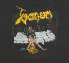 Vintažiniai Venom Grupės 1986 m. JAV Turo Marškinėliai Unisex Dydžiai S iki 5XL MQ065 Unisex Marškinėliai XXXL brown