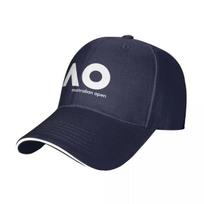 Baltos Australijos Atvirojo čempionato AO raidės Tenisininko Vasarinės Beisbolo Kepurės Vyrams Unisex Vyriška Paplūdimio Tėčio Kepurė Su Snapeliu One Size
