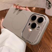 Advanced Liquid Silicone For Magsafe Phone Case For iPhone 17 Pro Max 16 14 15 13 Magnetic Charging Glass Lens Protective Cover iPhone 13 Pro