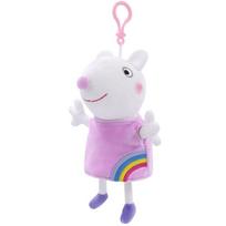 Originalus Peppa Pig pliušinis žaislas vaikams Mažas žavingas lėlės raktų pakabukas Krepšio pakabukas Vaikų gimtadienio dovana 19cm