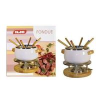 Service à Fondue - IBILI - 707100 - Émaillé - 6 à 8 personnes - Accessoires inclus