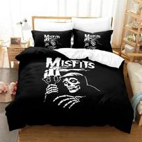 3D Spausdinti The Misfits Glenn Danzig Patalynės Komplektai Išskirtinis Lovos Reikmenų Rinkinys Antklodės Užvalkalas Lovos Patalynės Komplektas Prabangi Gimtadienio Dovana 70x133cm 3pcs