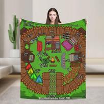 99 Naktys Miške Antklodė Super Minkšta Pūkuota Pliušinė Mesti Antklodė Lauko Kelionėms Biurui Flanelinis Patalynės Užvalkalas 30x40in