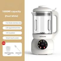 1000ML didelės talpos elektrinis maišytuvas, sojų pieno gaminimo aparatas, namų apyvokos, išmanus, tylus, daugiafunkcis maisto gaminimo aparatas 10 blade steel knife violetinė