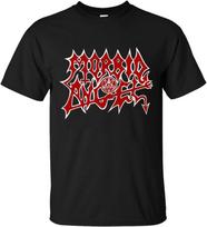 PAYP Morbid Angel Death Metal Heavy Metal Vyriški medvilniniai marškinėliai juodi S juoda