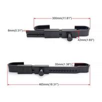 Container Lock Trailer Box Door Lock With 3 Keys Adjustable Steel Security Padlock For Truck Parcel Transport Logistics Shipping juoda