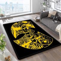 Rap Wu T-TANG Klanų Serija Pasirašykite Kilimas Virtuvės Kilimėlis Įėjimo Durų Kilimėlis Miegamojo Grindų Dekoras Svetainės Vonios Kambario Neslystantis Kilimas 40x60cm