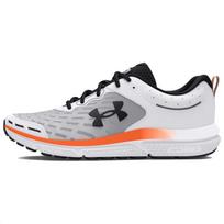 Under Armour Charged Assert 10 'Balti Juodi Oranžiniai' Sportbačiai 3026175-101 42.5 gray