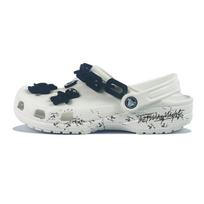 Crocs Classic klumpės, kasdienės ir universalius mados trendo skylėtos avalynės vyrams ir moterims baltos ir juodos spalvos 42-43 balta