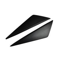Car Front Headlight Light Eyebrow Head Light Eyelid Eyebrow Resin Trim For Hyundai Genesis Rohens Coupe 2008-2010-A87Q Matt Black