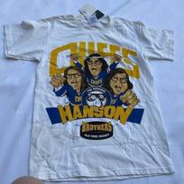 Vintažiniai Hanson Brothers ledo ritulio marškinėliai trumpomis rankovėmis, baltos spalvos, pakartotinis spaudinys S-5XL, unisex marškinėliai XXXXL