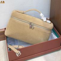 New first-layer cowhide matte lunch box bag fashion trend handbag niche women's shoulder messenger bag 19*7*12cm