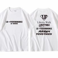 „LibertyWalk“ medvilniniai marškinėliai trumpomis rankovėmis, vasariniai japoniškų automobilių modifikacijų prekės ženklo LB vyriški ir moteriški laisvalaikio marškinėliai, 2020 m. metų tendencija. S