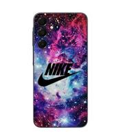 Phone case - Maniacase - Samsung Galaxy A16 - Silicone - Soft - Stylish black Nike logo juoda