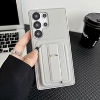 Verslo vientisos spalvos magnetinės kortelės laikiklis Odinis dėklas, skirtas Samsung S26 Ultra S25 Plus S24 A26 A17 Atsparus smūgiams ir kritimui Dangtelis Galaxy A16 šviesiai ruda spalva