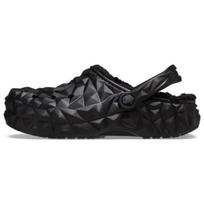 Crocs Classic Clog Šilti Geometriniai Batai 'Juodi' Moteriški 36-37 juoda