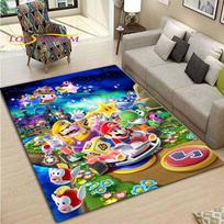 Anime Mario Bros rašto kilimai Svetainės neslystantis kilimėlis Vaikų miegamojo kilimėliai Jogos kilimėlis Didelis kilimas Dekoras 40cm x 60cm