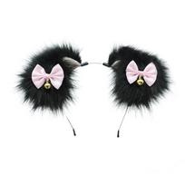 Animal Cosplays Costume Fauxs Furs Cats Foxes Wolf Dog Furry Tail Ears Headbands
