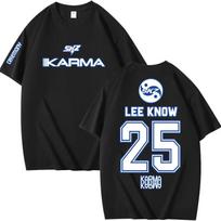 KPOP KARMA Felix&Hyunjin Short Sleeve T Shirt Women Men Harajuku Tops Vintage Aesthetic Graphics Tshirt Cotton Tees Streetwear S
