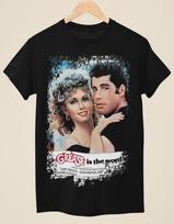 Greace - Filmo plakato įkvėpti Unisex juodi marškinėliai Unisex marškinėliai XXXXL