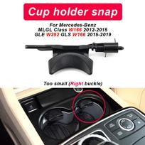 Car Center Console Water Cup Holder Buckle Clip for Mercedes-Benz ML GL GLS GLE Class W166 W292 1666806402 Left