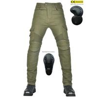 2024 naujos vyriškos džinsinės kelnės motociklininkams, atsparios plyšimui Kevlar medžiagos, apsaugančios nuo kritimo, su apsaugomis XXS