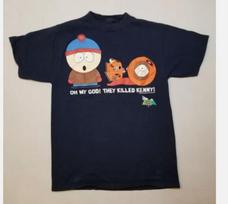 South Park Marškinėliai 90-ųjų O Dieve, jie nužudė Kenny! Comedy Central 1997 Unisex Marškinėliai S