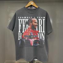Lewis Hamilton F1 ; Vintažiniai lenktynių grafikos marškinėliai; Formulės 1 stiliaus unisex marškinėliai XL