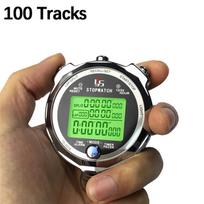 Profesionalus skaitmeninis chronometras 0,001 s tikslumu Šviečiantis atgalinės atskaitos laikmatis 100/200 kanalų atmintis Trenerio treniruočių Bėgimo laikmatis