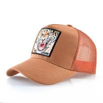 Tinklinė beisbolo kepurė Vasarinė Snapback kepurė vyriška vienspalvė medvilninė hiphopo sunkvežimių kepuraitė, moteriška kvėpuojanti dangteliu su tigro dėme 56-59cm