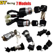 3/4/5/6 laidų ATV keturračių uždegimo raktelio jungiklis Honda Yamaha Suzuki Kinija Taotao Kazuma 4 ratų kartingams motociklams Ignition Key 04