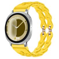 Band For Samsung Galaxy Watch 8/8 classic/Ultra 47mm 44mm 40mm 46mm Skeleton Chain Silicone Bracelet correa Galaxy Watch 8 Strap Galaxy Watch 8 40mm