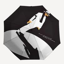 1pc Michael Joseph Jackson Automatic Umbrella   8 Rib Portable Folding Black Iron Frame for Outdoor, Beach, Travel, Beach Umbrella 139