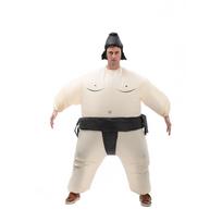 Daugiaspalvis sumo imtynininko pripučiamas kostiumas - Galimas vaikų ir suaugusiųjų dydžių, Animacinis personažo dizainas Height 90-150 cm juoda