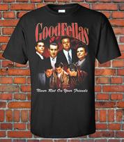 GoodFellas 90-ųjų stiliaus piratinis vintažinis repo marškinėlis Filmai Mob Mafija Klasika IŠSKIRTINIS Unisex marškinėlis M