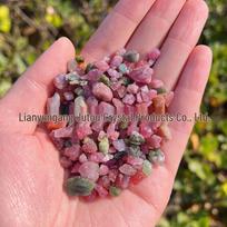 Natural Pink Tourmaline Gravel: Small Ornamental Stones for Landscaping & Children's Science Exploration