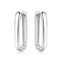 925 Silver Simple Versatile Earrings Jewelry Versatile Hoop Earrings For Women Jewelry Fine Birthday Party Gifts