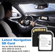 Automobilio GPS SD kortelė 2016–2025 m. Mazda modeliams, Suderinama su Mazda 3, CX-5, CX-9, 6, CX-3, MX-5, JAV/Kanados/Meksikos navigacijai United States