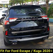 Automobilio galinių durų bagažinės dangčio viršutinės juostelės apdaila Ford Escape / Kuga - 2025 Nerūdijančio plieno priedų išorės komplektas