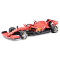 Bburago 1:43 Ferrari 2020 SF1000 #16 #5 F1 lenktyninis formulės automobilis statinis modelis metalo lydinio liejimo modelis