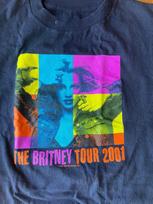 Britney Spears The Britney Tour 2001 Vintažiniai marškinėliai Visų dydžių S-5XL Unisex marškinėliai S blue
