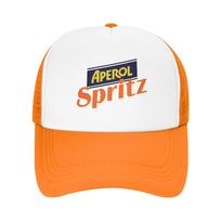 Gerti alkoholį Vasaros vakarėlis Aperols Spritz Stovyklavimas Tinklelinės beisbolo kepurės Moterys Stovyklavimas Vyras Paplūdimio koketiška skrybėlė Trucker kepurė One Size