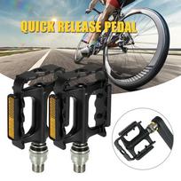 Dviračio greito atleidimo pedalai Dviračio Dviratis Pedalas su pedalo prailgintuvo adapteriu Pedalo dviračio pedalas juoda