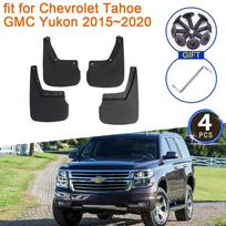 For Chevrolet Tahoe GMC Yukon 2015 2016 2017 2018   Mudguards Front Rear Wheels Fender Flare Mudflap Splash Accessories
