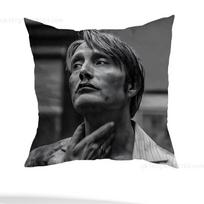 Mads Mikkelsen H-Hannibal Pagalvės užvalkalas Pagalvės užvalkalas Svetainės Sofos Pagalvės užvalkalas Tinka Namų Miegamojo Kambario Dekoravimui 12x12Inch