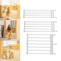 Retractable Pet Cat Playpen Fence Barrier Folding Indoor Pet Dog Isolation Gate No Drilling Pet Safety Enclosure Child Bedroom Height 24cm