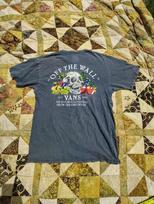 Vans vyriški ; M Pilka Kaukolė Off The Wall Grunge Skate Y2K Derliaus Stiliaus Marškinėliai Unisex T-Shirt XXXL