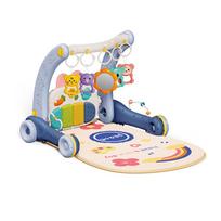 2-in-1 Newborn Baby Gym & Music Piano Walker with Foot Pedals